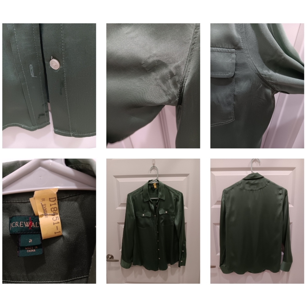 Jcrew silk blouse, size 2
